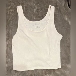 White/cream American eagle tank top size small